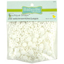 Babyville Boutique Snaps - Size 16 - White