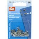 PRYM Hooks and Eyes (12pcs)