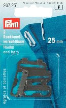 PRYM Skirt Waistband Fasteners 20mm / 25mm