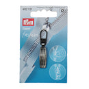 PRYM 482131 Penarik Zip Fesyen - Matriks Logam Berus Hitam