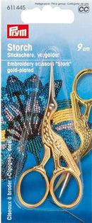 PRYM 611445 Embroidery Scissors 9cm (Stork)