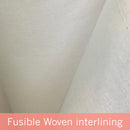 Fusible Light-weight (Soft) Woven Interlining LIF45134
