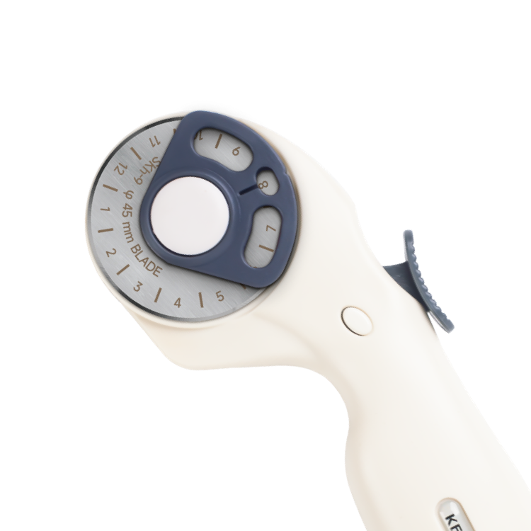Kearing RC45-S4 Rotary Cutter – 45mm SKH-9 Blade | Fabric, Leather & Patchwork Cutting