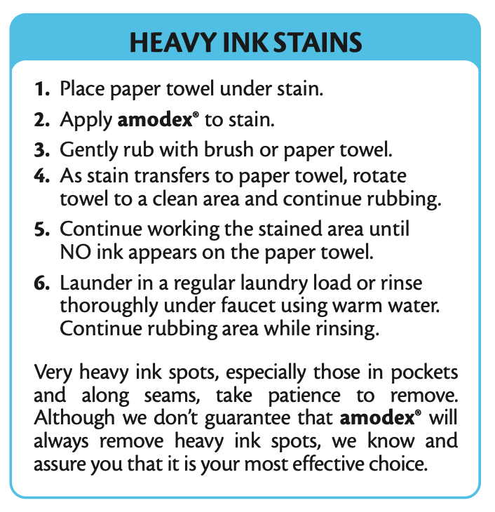 Amodex Ink & Stain Remover 1-oz (30ml)