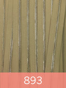 "Cut-to-length" YKK Light-gold Metal Zipper