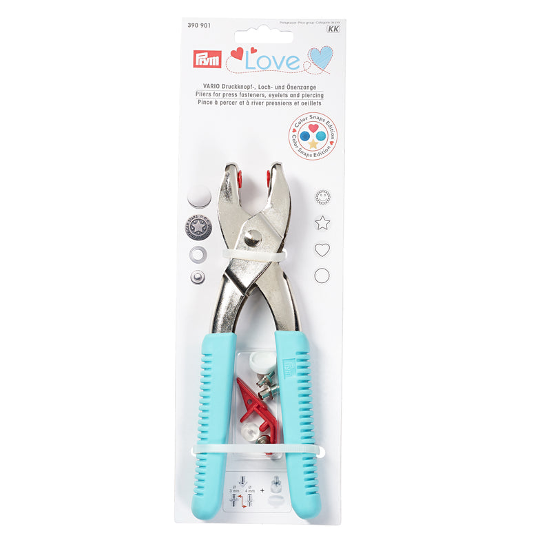 PRYM Love 390901 Vario Pliers with Piercing  / Color-snap Tools