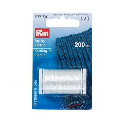 Prym 977770 Transparent Knitting-in Elastic Thread