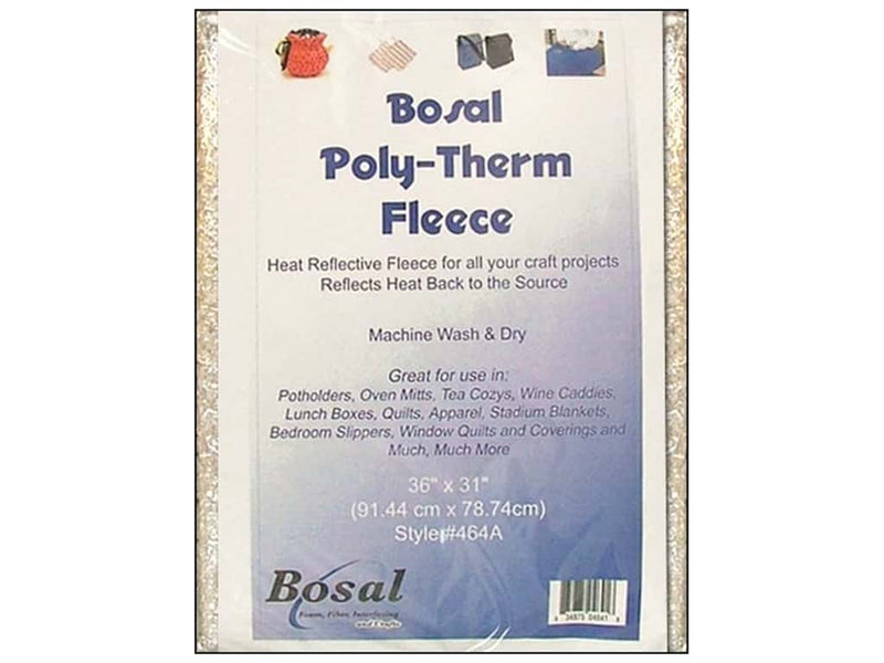 Bosal 464A Poly-Therm Heat Reflective Fleece 31in x 36in (non-fuse)
