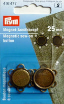 Prym Magnetic Sew-on Buttons (25mm)