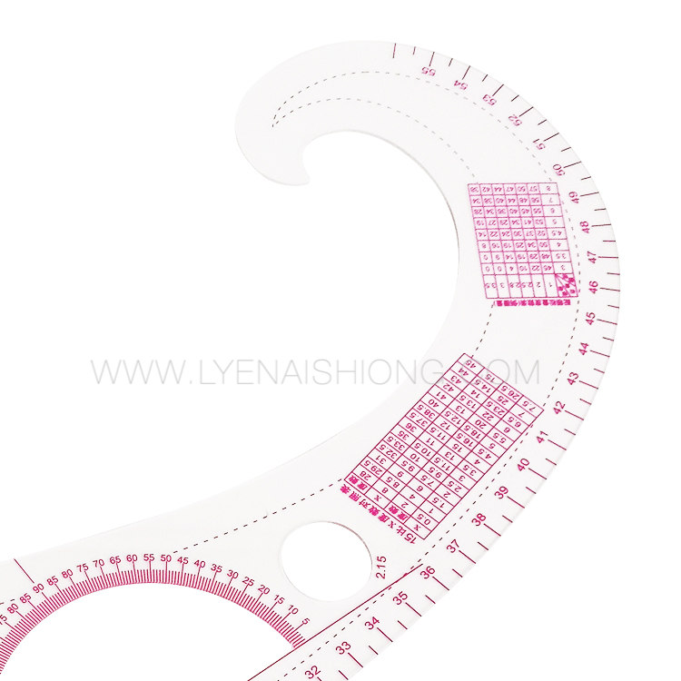 Model 3250 Metric French Curve Ruler