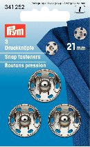 PRYM Brass Press-Stud / Pengikat Snap Jahit