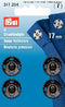 PRYM Brass Press-Stud / Sew-on Snap Fasteners