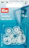 PRYM Plastic Press-stud /  Sew-on snaps Buttons (Round)