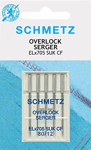 Schmetz ELx705 SUK Needles for Overlocker / Serger