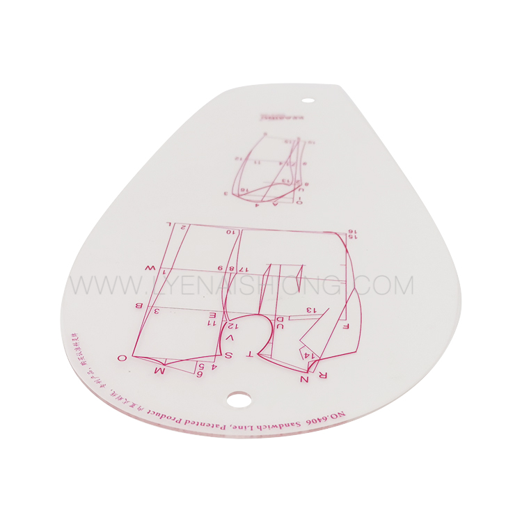 Model 6406 Armhole Template