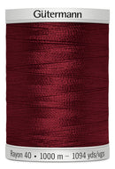 Gutermann Rayon 40 Embroidery Thread 1000M