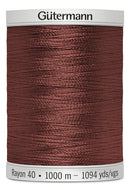 Gutermann Rayon 40 Embroidery Thread 1000M