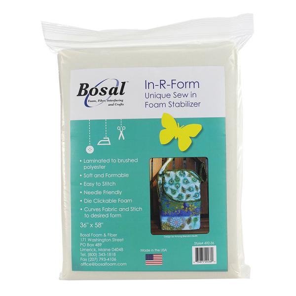 Bosal In-R-Foam. Foam Interfacing. Bag making material. 