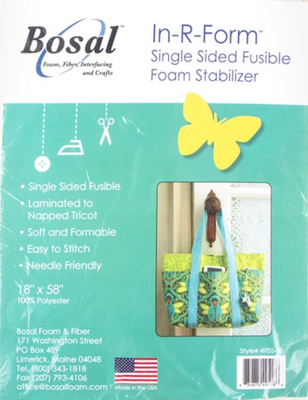 Bosal In-r-form Single Sided Fusible Foam Stabilizer 36 X 58 Made