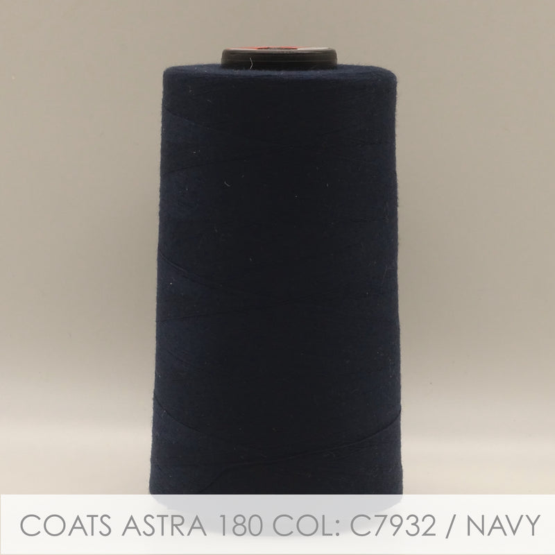 Coats Astra-180 Polyester Spun Thread 5000m