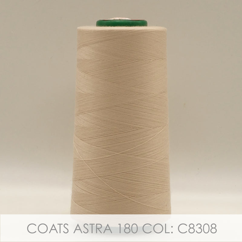 Coats Astra-180 Polyester Spun Thread 5000m