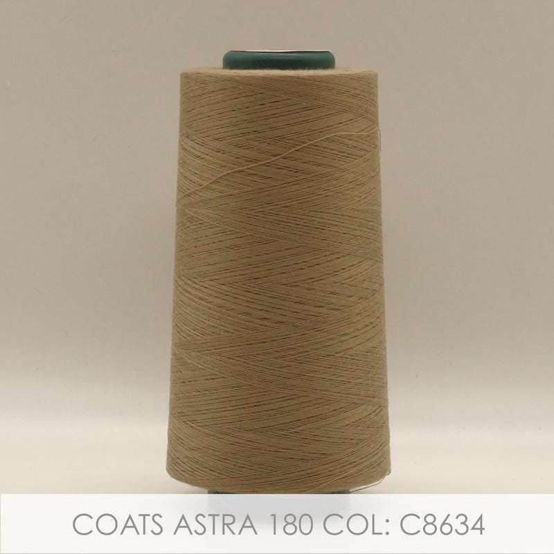 Coats Astra-180 Polyester Spun Thread 5000m