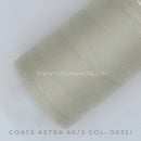 Coats Astra 60/3 Polyester-spun Thread 500Y