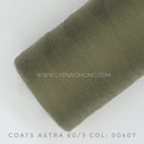 Coats Astra 60/3 Polyester-spun Thread 500Y