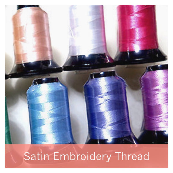 Satin Machine Embroidery Thread 500m