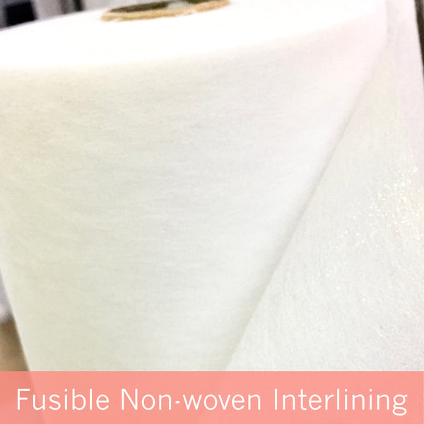 Medium weight Iron on Fusible Interfacing Interlining 100% Cotton, Interfacing  Fusible, By the Yard