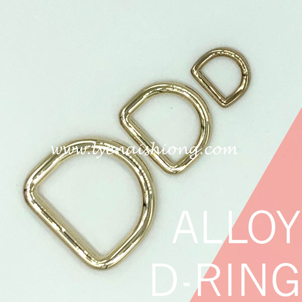 Gold Alloy D-Ring (Nickel-Free)
