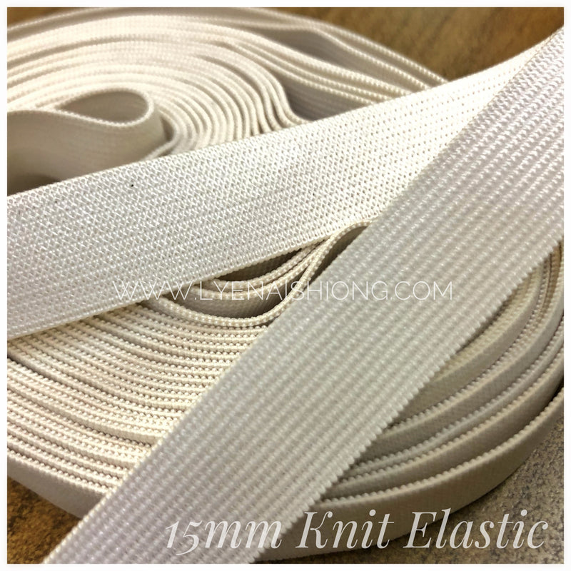 Soft Elastic White 15mm