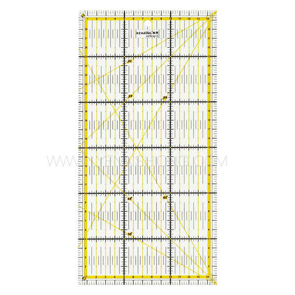 Metric Patchwork Ruler (30cm x 15cm)