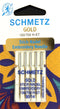 Schmetz 130/705 H-ET Gold (Titanium Nitrade) Sewing Needles