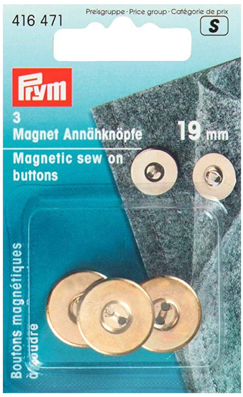 Butang Jahit Magnet Prym (19mm)