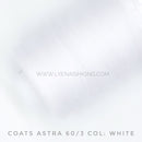 Coats Astra 60/3 Polyester-spun Thread 500Y