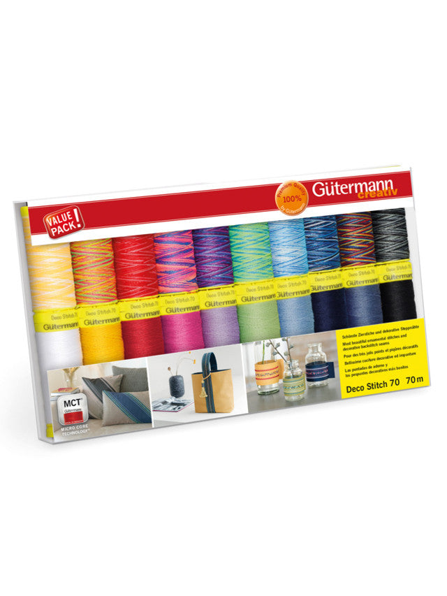 Gutermann Deco Stitch 70 Pelbagai (20s)